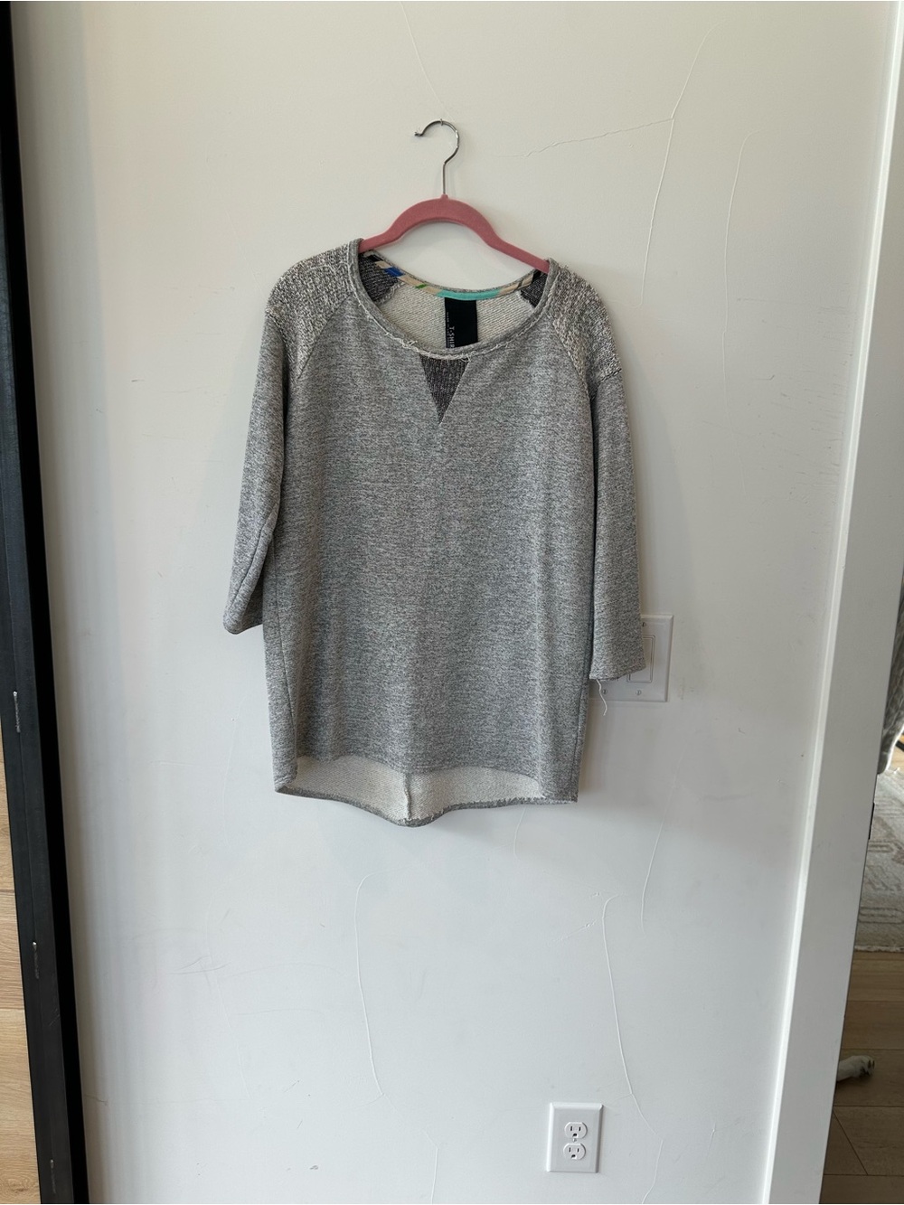 Dolan Fresh Light Gray Crewneck Sweater